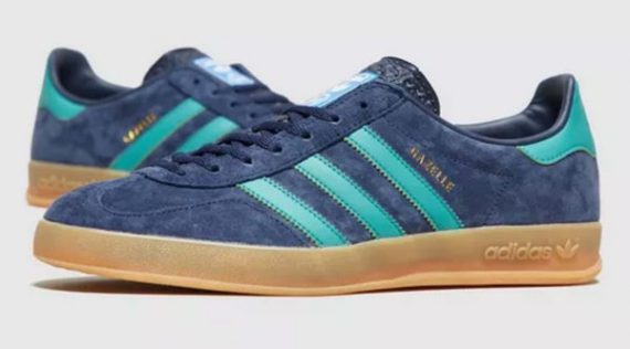 1970s Adidas Gazelle Indoor trainers return in blue
