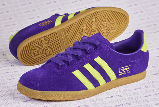  Adidas Archive Trimm Star trainers back in purple