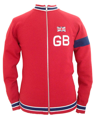  Old school cycling: The uk team track top by Magliamo