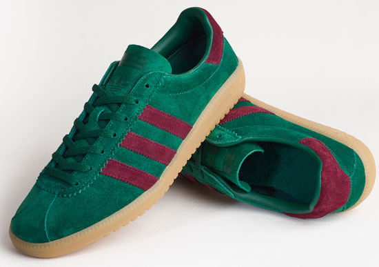  Adidas Bermuda trainers back in green and maroon as a Size? exclusive
